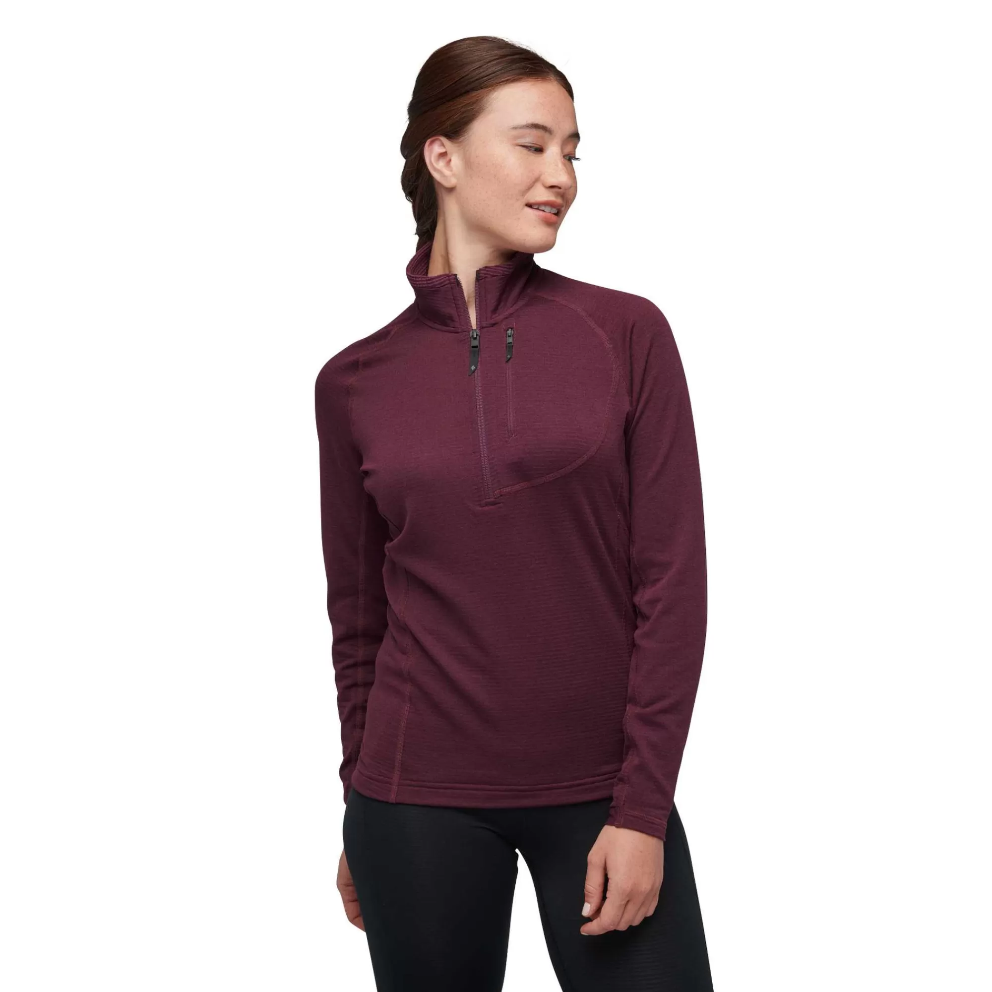 Femme Black Diamond Toison^Pull Coefficient Lt Quarter Zip Femme